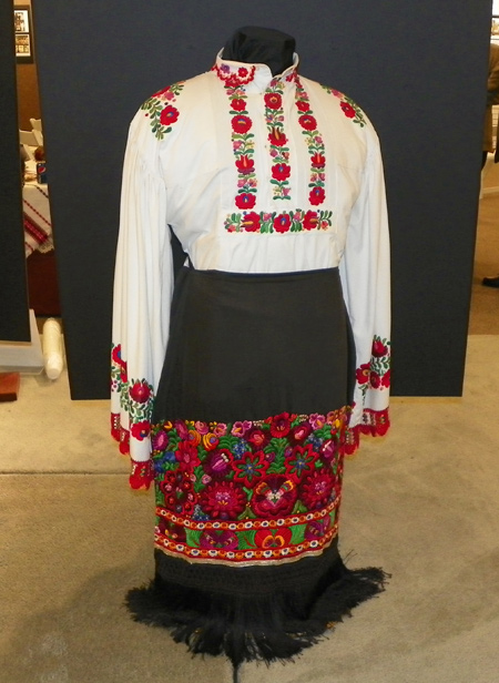 Traditional Hungarian costumes in the Hungarian Heritage Museum in Cleveland Ohio USA